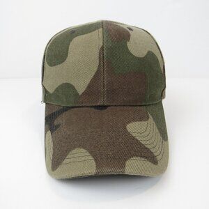 Camo Baseball Cap Hook & Loop Closure OSFA Hat